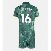 Camiseta Tottenham Hotspur Timo Werner #16 Tercera Equipación para niños 2024-25 manga corta (+ pantalones cortos)